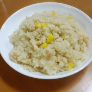 炊飯器で簡単！！ツナとコーンピラフ♡